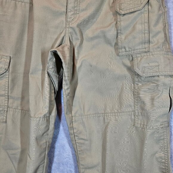 5.11 Tactical Khaki Cargo Pants 12 Regular Work Gorpcore rugged Outdoor Utility - Picture 8 of 11